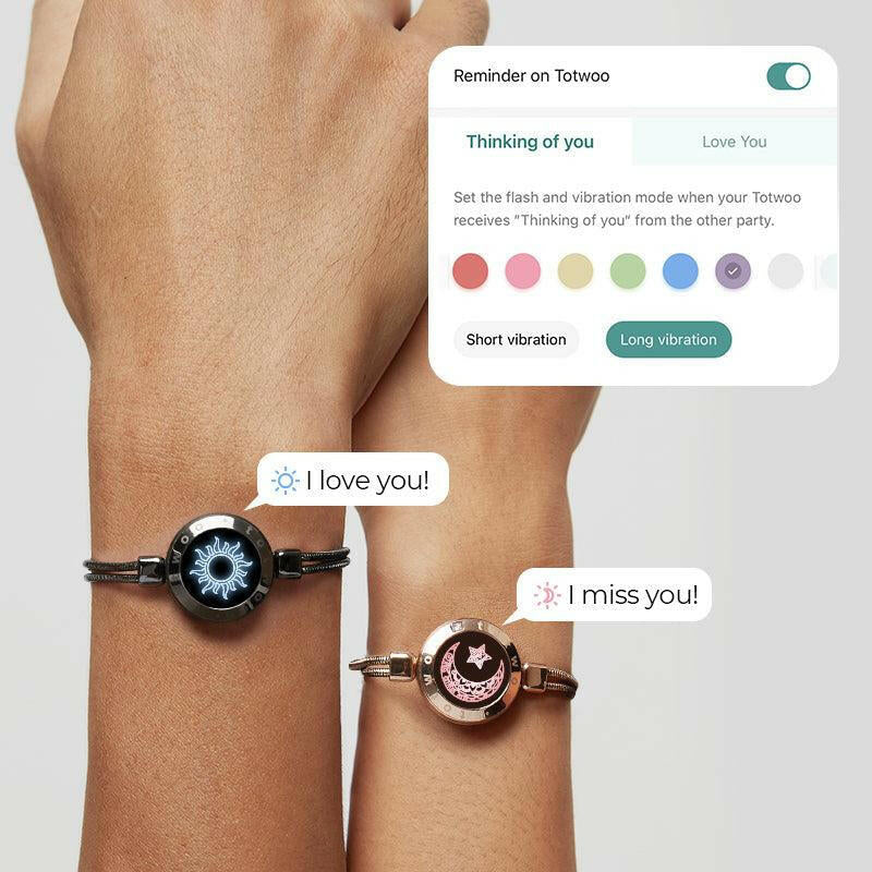 Sun & Moon to Two - Connected Love Bracelets